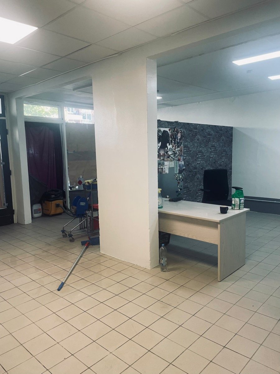 Beratungsbereich der Werkstatt während der Renovierung